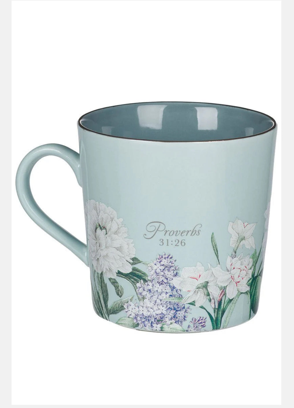 SHE SPEAKS WITH WISDOM FLORAL MUG