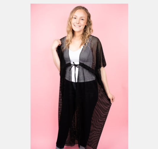 Sunny season kimono black