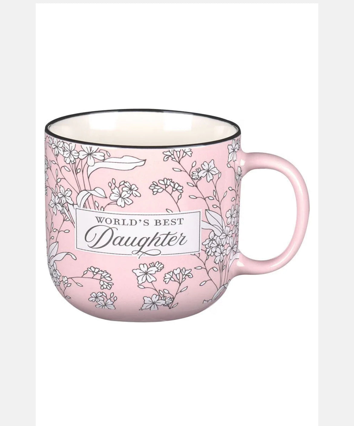 WORLD'S BEST DAUGHTER PINK MUG